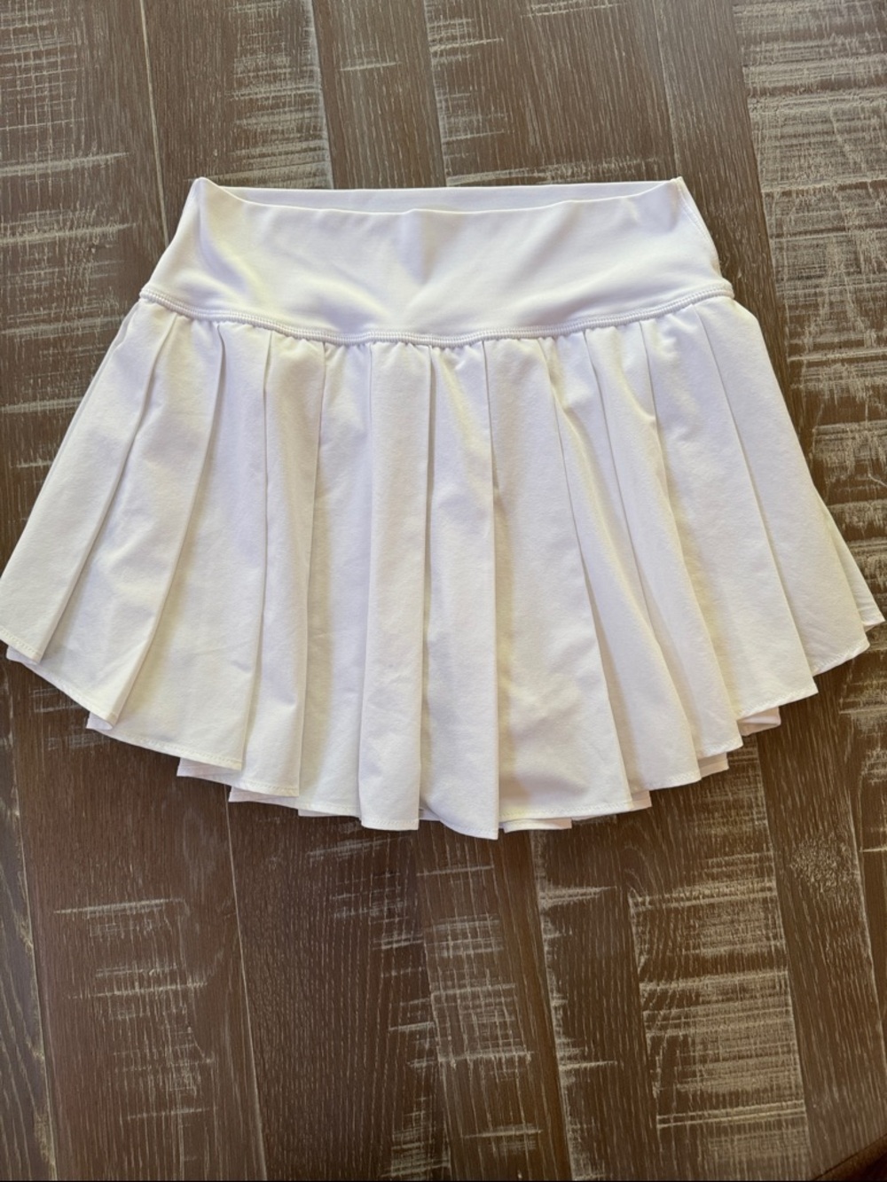 Aerie Offline White Pleated Tennis Skirt S